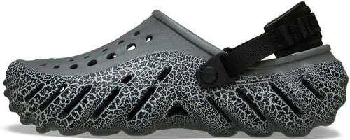 Vista 3 de Crocs Zuecos Echo Crackle gris pizarra para hombre