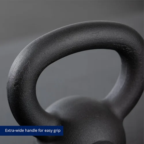Vista 5 de Titan Fitness Pesa rusa de hierro fundido, fundición de una sola pieza, marcas KG y LB, entrenamiento de cuerpo completo
