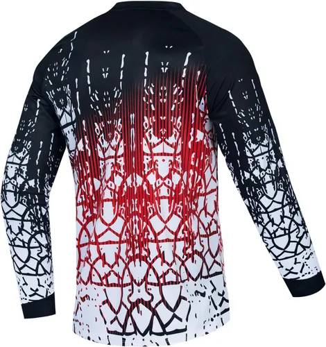 Vista 2 de Hotlion Camiseta de ciclismo para hombre, manga larga, MTB Motocross, ropa de carreras todoterreno