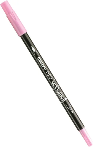 Vista 60 de Uchida 1122-C-3 Marvy Extra Fine Tip Le Plume II Rotulador de doble punta, azul