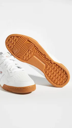 Vista 5 de Reebok Classics Workout Plus MU DV4312 Tenis para hombre (rojo Cantónblanco)