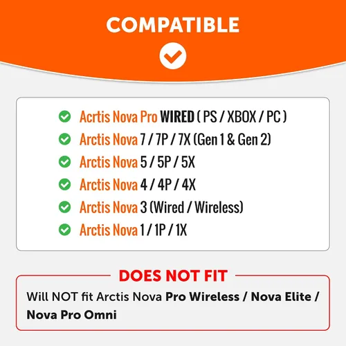 Vista 2 de WC Freeze para Arctis Nova - Almohadillas de gel de refrigeración de tela híbrida de repuesto para Arctis Nova Pro con cable, Nova 7, 5, 4, 3, 1