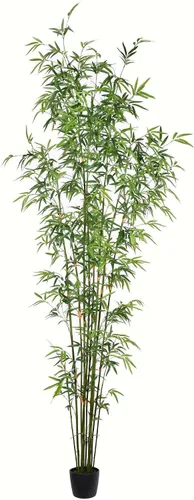 Vista 5 de Vickerman Mini árbol de bambú artificial en maceta de 5 pies.