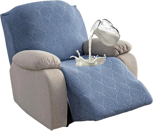 Vista 11 de Funda para Silla Reclinable 100% Impermeable, 1 Pieza Fundas Elásticas para Sofá Reclinable Lavables para Silla Reclinable para Mascotas, Perros