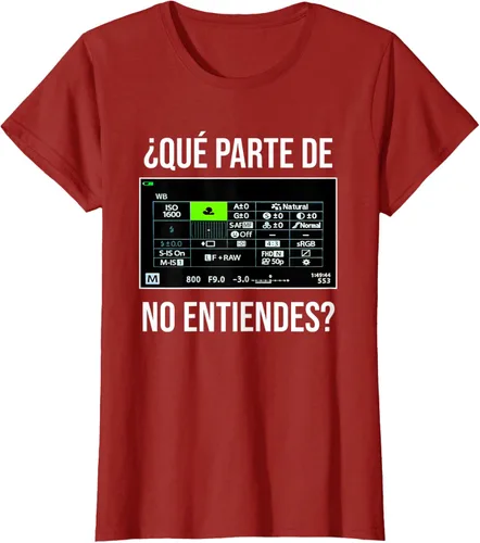 Vista 21 de ¿Qué Parte de la cámara no entiendes? Camiseta