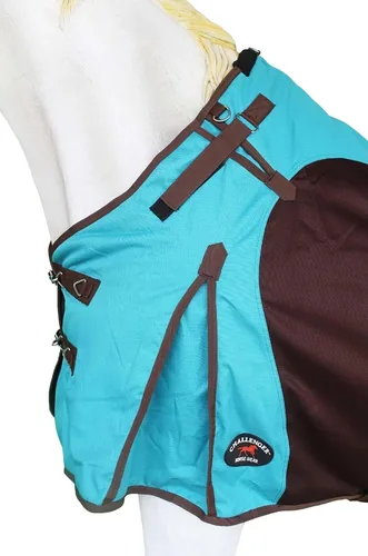 Vista 10 de 60 "1200D Participación Impermeable Caballo de Lluvia Hoja Luz Invierno Manta Forro Polar 381LG