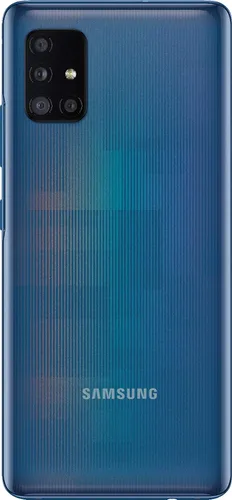 Vista 2 de Samsung Galaxy A51 5G, 128GB, Prism Crush Blue - Bloqueado a Verizon (renovado)