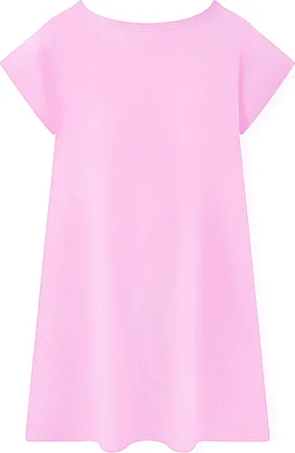 Vista 2 de Vestido de dibujos animados de burbujas para niñas pequeñas vestidos con estampado Guppy para niños vestido camisero de 3 a 6 años