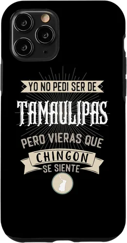 Vista 13 de Funda para iPhone 12 mini No Pedí Ser De Tamaulipas Pero Vieras Que Chingon Se Siente