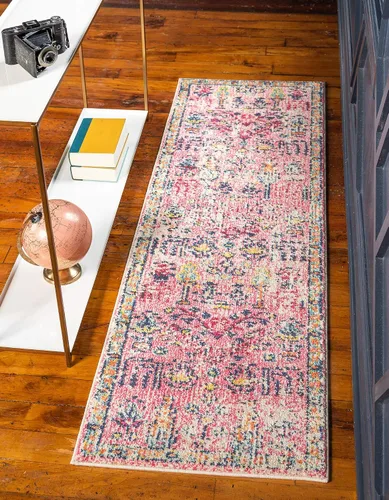 Vista 20 de Unique Loom Colección Monterey - Alfombra de área Adobe (2' x 3' 1" Rectángulo Azul/Beige)