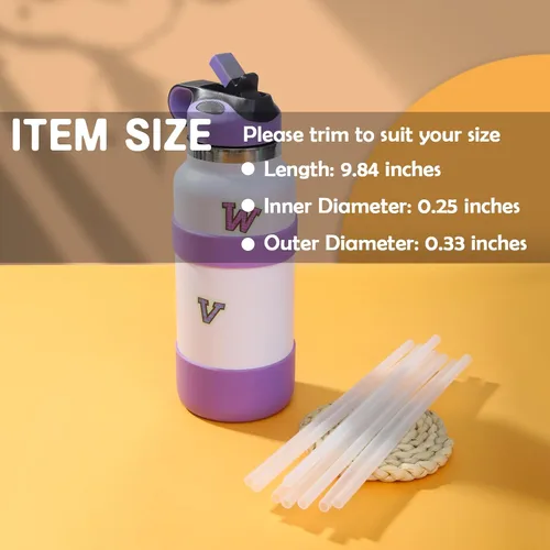 Vista 3 de 8 piezas de repuesto para popote Takeya para tapa Hydro Flask boca ancha, compatible con tapas de popote GIOTTO, para tapa Takeya Active, viene