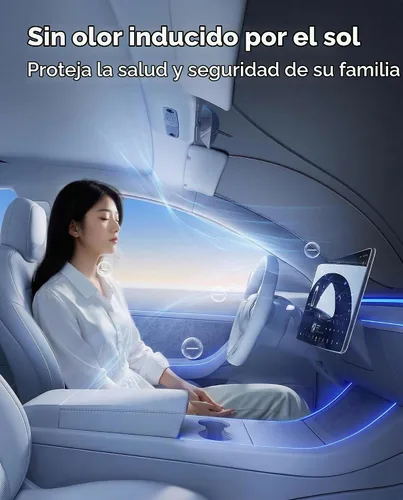 Vista 4 de Parasol para parabrisas delantero, protector de visera, accesorios para automóvil