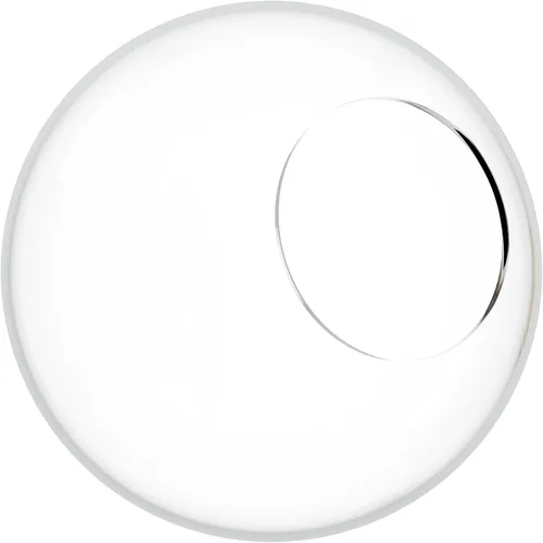 Vista 20 de Globo de poste de lámpara de acrílico transparente de 8 pulgadas, textura suave con cuello de tornillo de 3.24 pulgadas, fabricado en los Estados