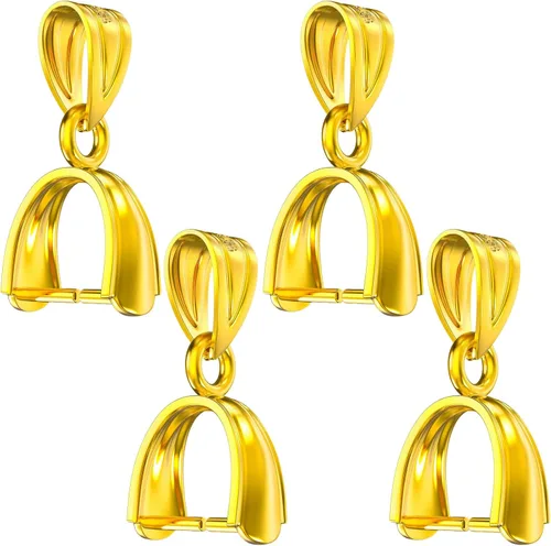 Vista 10 de OHINGLT Fianzas de plata de ley 925 para fabricación de joyas, conectores de cierre colgante, clip de collar, cierres de joyería para collares