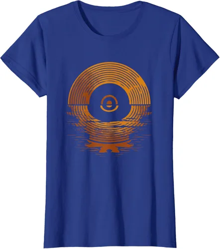 Vista 49 de Vinyl LP Records - Camiseta de vinilo Sunset Negro