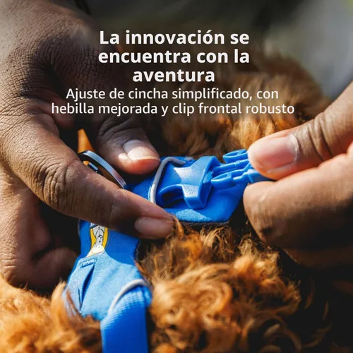 Vista 4 de Ruffwear, Front Range - Arnés reflectante para perro, suave y acolchado, de uso diario, con doble clip para correa, ajustable, ligero, para caminar