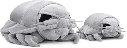 Vista 3 de Peluche isópodo grande – Animal de peluche realista de 20 pulgadas con diseño de isópodo, artrópodo gigante de Bathynomus Giganteus, animales suaves