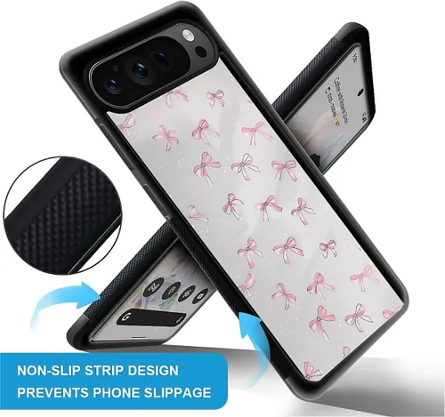 Vista 944 de Compatible con Google Pixel 4A 5G Mobile Case Creative Acrylic Panel trasero Silicona Protección Grip especialmente diseñado para Google Pixel 4A 5G
