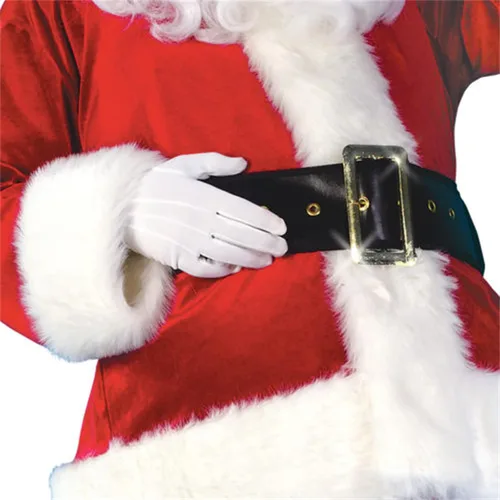 Vista 6 de Disfraz de Papá Noel de Navidad para hombre, disfraz de fiesta de cosplay, disfraz de Navidad para padre
