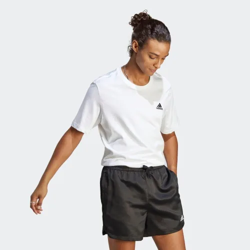 Vista 4 de adidas Camiseta Essentials con logotipo pequeño bordado para hombre