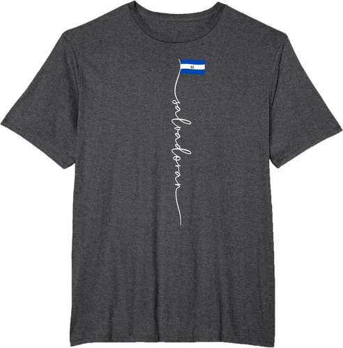 Vista 21 de Camiseta con la bandera salvadoreña de El Salvador