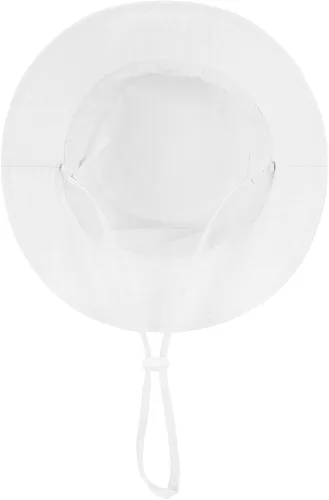 Vista 3 de Durio Sombrero de playa para bebés con protección solar FPU 50+, diseño de ala ancha para verano, sombreros de pescador para niñas y niños pequeños