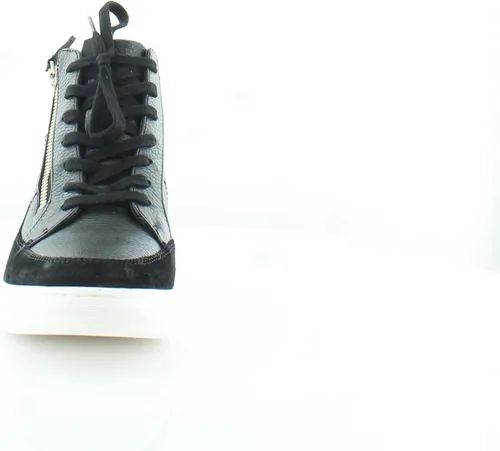 Vista 4 de Naturalizer Hadley-Hi - Tenis de moda para mujer, Negro (BlackCheetah), 9