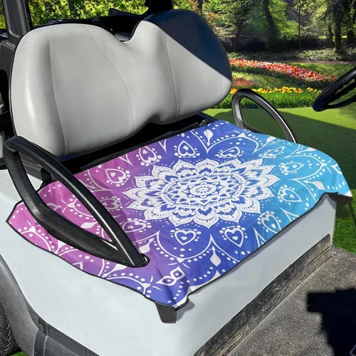 Vista 33 de Funda para asiento de carrito de golf, ligera, ajuste universal, accesorios para carrito de golf, fácil de instalar