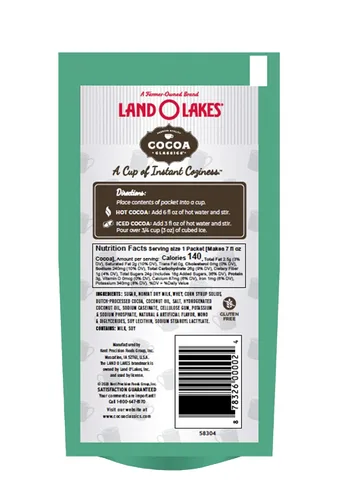Vista 2 de Land O Lakes Cocoa Classics, Mint & Chocolate Hot Cocoa Mix, 1.25 Ounce - 12 Count (Pack of 3)