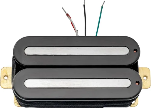 Vista 5 de Artec HXTN Super Power Pastilla Humbucker de Cerámica de Doble Cuchilla Hot Rail para Puente 16K para Guitarra Eléctrica Estilo Strat Tele, Negro