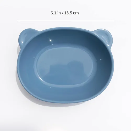 Vista 3 de BLUE GINKGO Cuencos de silicona para niños, lindos cuencos de silicona para bebés/platos de silicona para niños pequeños y niños, aptos