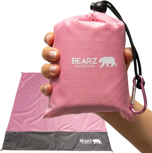 Vista 9 de Manta de bolsillo – Manta de playa impermeable a prueba de arena, manta de picnic impermeable, plegable, ligera y compacta para senderismo, camping