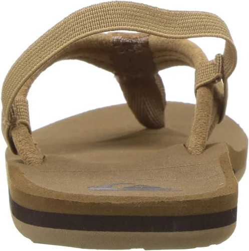 Vista 3 de Quiksilver Carver Suede Chanclas para niños pequeños