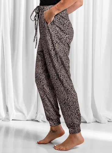 Vista 4 de EVALESS Pantalones deportivos con cordón y cintura elástica para mujer con bolsillos