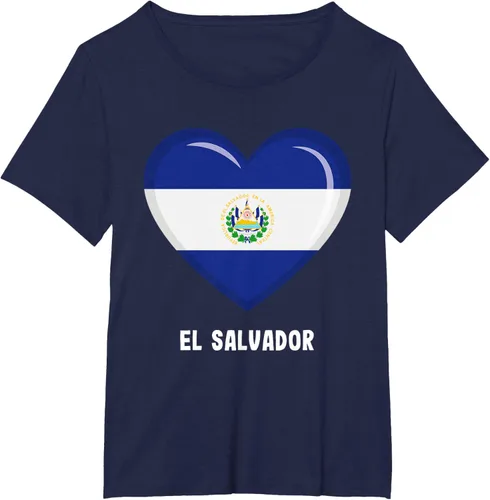Vista 23 de Camiseta Bandera de El Salvador Camiseta salvadoreña
