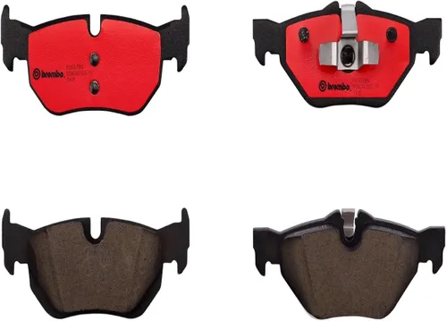 Vista 2 de Brembo P06038N Juego de pastillas de freno de disco trasero de cerámica premium BMW/BMW (BRILLIANCE) OE# 34216790761