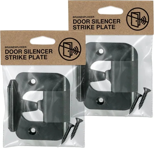 Vista 13 de BrainExploder Placa de Golpe Silenciadora de Puerta – Flexible, Solución Eliminadora de Ruido para Pestillos Ruidosos Se Ajusta Sin