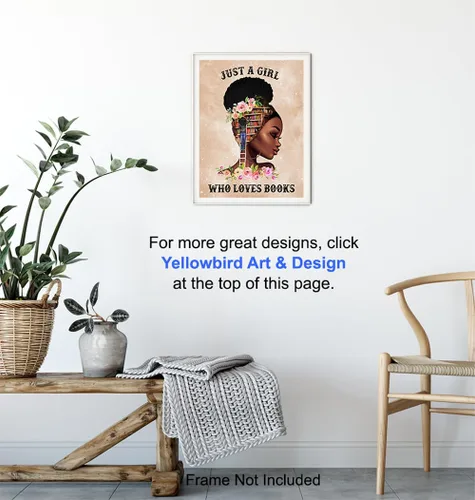 Vista 6 de Black Girl Classroom Decor - Motivational Wall Decor - Inspirational Black Wall Art for Women Teen - Women's empowerment, positive Mindset Pride