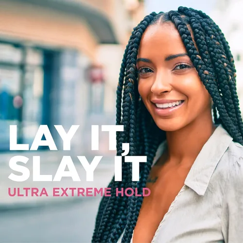 Vista 4 de Esha Slick N Slay - Gel trenzado 3 en 1 para trenzas y bordes, sujeción ultra extrema para el cabello, brillo hidratante y acondicionador, gel