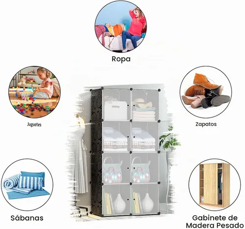 Vista 4 de Jomifin Gabinete de almacenamiento de zapatos 32-64 pares con puertas Negro-8