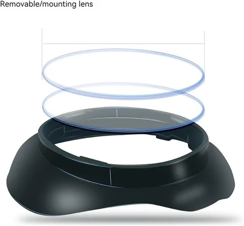 Vista 4 de Lens Protector Accessories Glasses Spacer Anti-Scratch Ring Prevent Myopia Glasses from Scratching Compatible with OculusMeta Quest3