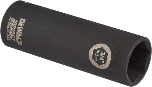Vista 12 de DEWALT DW22942 Juego de llaves de impacto de 1 pulgada, listas para impacto, para accionamiento de 1/2 pulgada, Negro