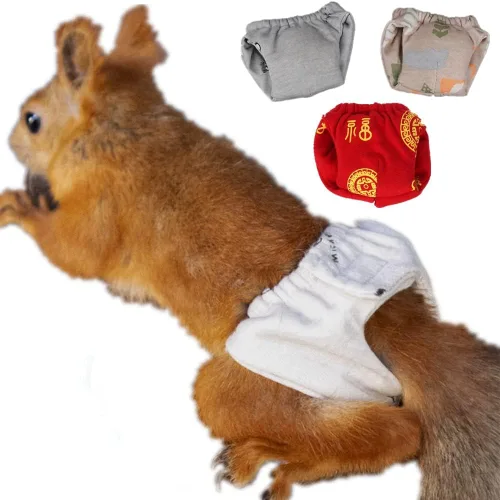 Vista 12 de Pañales reutilizables lavables de ardilla, altamente absorbentes, con pantalones fuertes y flexibles, sin fugas, pañales reutilizables para orina