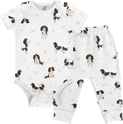Vista 10 de vvfelixl Conjunto de mamelucos de bebé, pantalones y gnomo, hongo, manga corta, ropa de bebé para niños y niñas, 3M Multi1