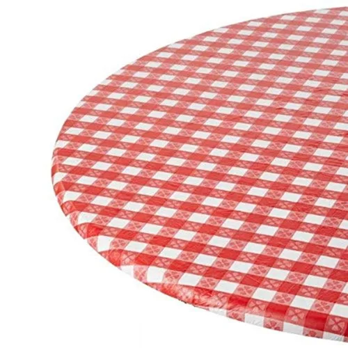Vista 49 de Cubierta para mesa redonda Kwik-Cover, 24", Verde, 100