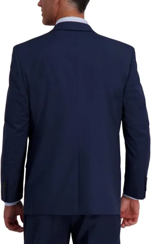 Vista 2 de J.M. Haggar Abrigo separado para hombre Big & Tall Sharkskin Premium de corte clásico, traje elástico