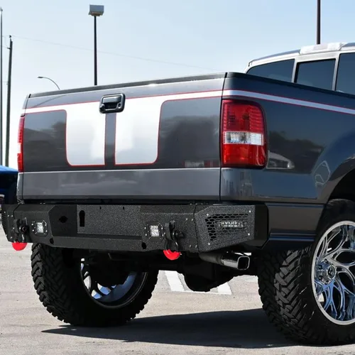 Vista 2 de Parachoques trasero Vijay para Ford F150 2006-2014 con luces y anillos en D