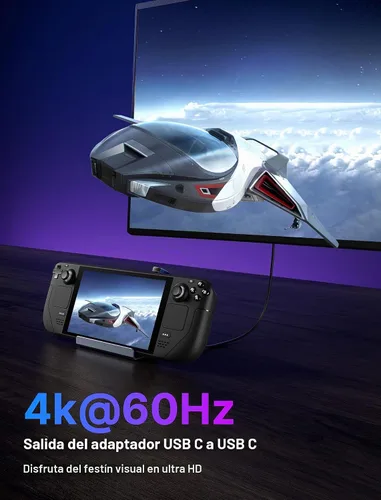 Vista 4 de JSAUX Paquete de 2 adaptadores USB C de 180°, USB C a USB C y adaptador USB A 180° tipo C