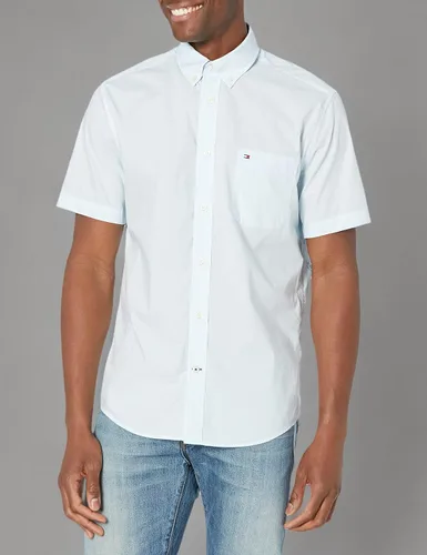 Vista 4 de Tommy Hilfiger Manga corta con botones para hombre en ajuste clásico