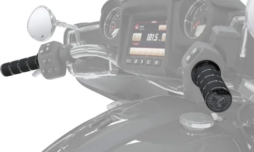 Vista 3 de 2018-2023 Indian Chief Springfield Chieftain Roadmaster Challenger Pursuit Select - Agarres de manillar - Negro